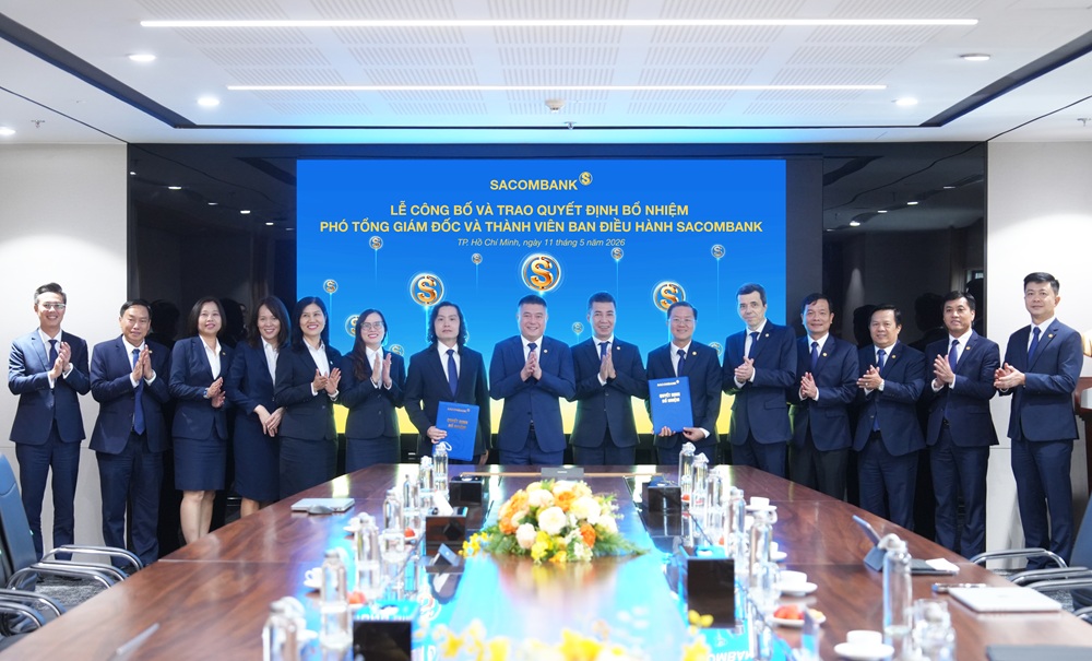Sacombank kiện toàn đội ngũ lãnh đạo cấp cao